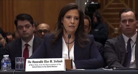 Elise Stefanik Shuts Down Sen Murphy Pushing Elon Nazi Salute Hoax