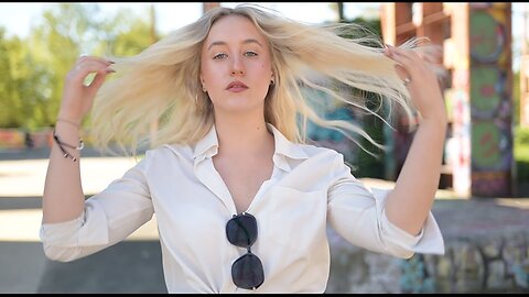 FASHION EDITORIAL NYLON COWGIRL OUTFIT : Tights, Pantyhose, Boots (4K)