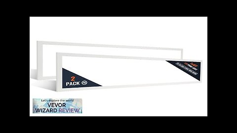 VEVOR 2 Pack 1x4 FT LED Flat Panel Light 6600LM 55W Surface Review