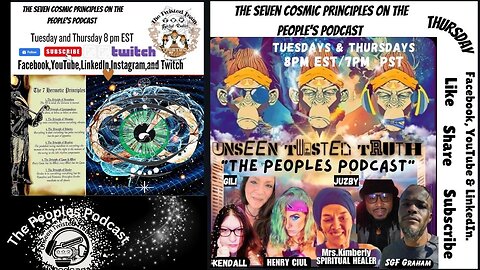 The Seven Cosmic Principles 🌌 on The People's Podcast