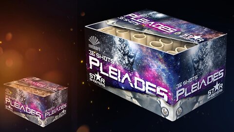 Lesli Vuurwerk - Pleiades - 36 schots - Vuurwerk Cake