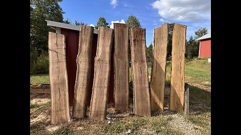 Milling Up a 17" Hickory Log