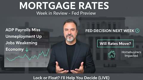 Mortgage Rates — Week in Review + Next Week’s Fed Preview (LIVE)
