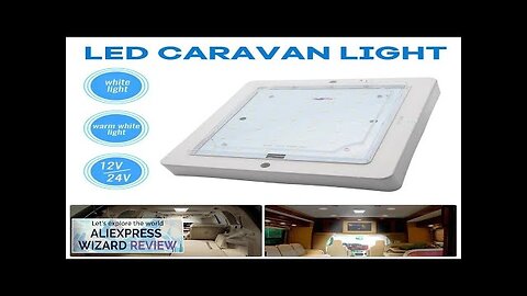 1PC 9W 12V Car Caravan RV LED Roof Ceiling Interior Lamp Dome Review