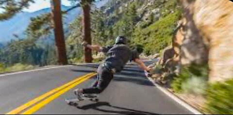 Mountain Carve: A Skateboarder's Descent ?