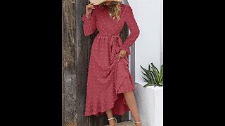 BTFBM Long Sleeve Maxi Dresses for Women