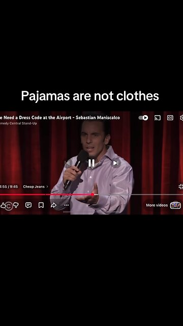 Pajamas are not clothes