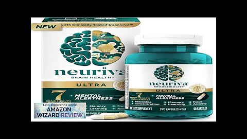 NEURIVA Ultra Decaffeinated Clinically Tested Nootropic Brain Supplement for Mental Review