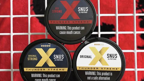 Thunder Xtreme Snus (US Market/Discontinued) Review