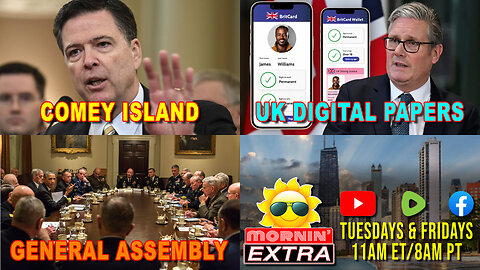 Comey Coming Indictment | UK Digital ID | Hegseth Summons US Generals | Mornin' EXTRA