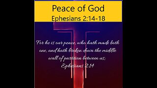 Peace of God- Ephesians 2:14-18 #sermon #bible