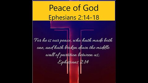 Peace of God- Ephesians 2:14-18 #sermon #bible