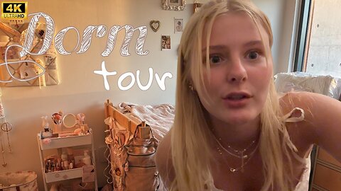 Lingerie Girls Audrey ¦ Aesthetic Dorm Tour! ¦ Move in with me 4K HD