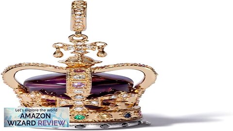 Annoushka 18ct Gold Amethyst & Diamond Coronation Crown Locket CharmTo mark the Coronation Review