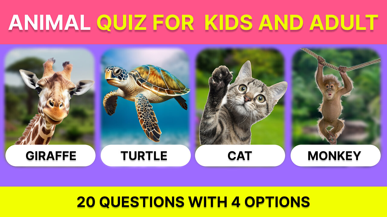 Fun Animal Quiz for Kids and Adults – Test Your Knowledge