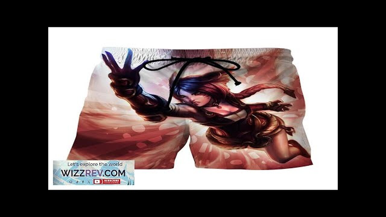 League of Legends Ahri Nine Tails Fox Battle Fighter 3D Print Shorts Review