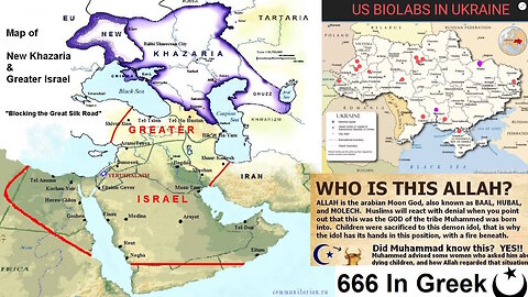Fake Jews Khazaria Babylonia Greater Israel Lucifer Baal Moloch Satan Devil