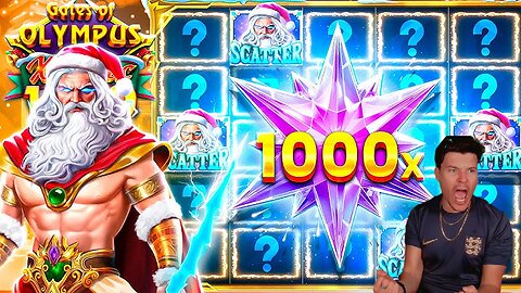 🤯SCHIATTATA LA GATES OF OLYMPUS XMAS 1000!!🔥