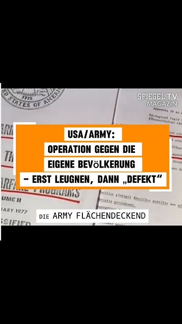 Die US-Army testete über 40 Jahre, ob man ganze Städte unbemerkt vergiften kann -DER SPIEGEL-