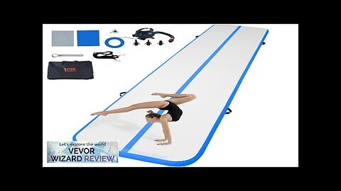 VEVOR Gymnastics Air Mat 4 inch Thickness Inflatable Gymnastics Tumbling Mat Tumble Review