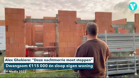 🏠Dwangsom van €115 000 euro door Vlaamse gewest én slopen van eigen huis.