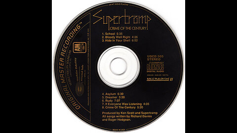 1974 - Supertramp - Crime Of The Century [FULL ALBUM]