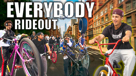 Crazy NYC Rideout Turns Into POLICE HELICOPTER CHASE!