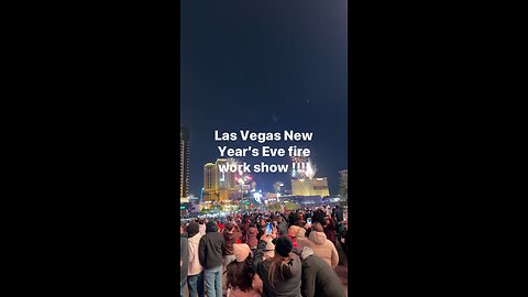 Las Vegas New Year’s Eve fireworks 🧨 2025