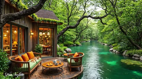 Riverside Tranquil Jazz & River Sounds