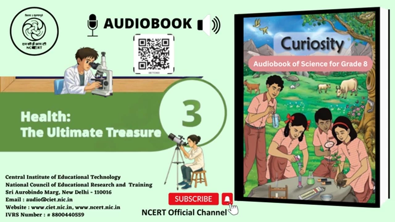 NCERT AudioBook Curiosity Science Class 8 Chapter 3 Health The Ultimate Treasure
