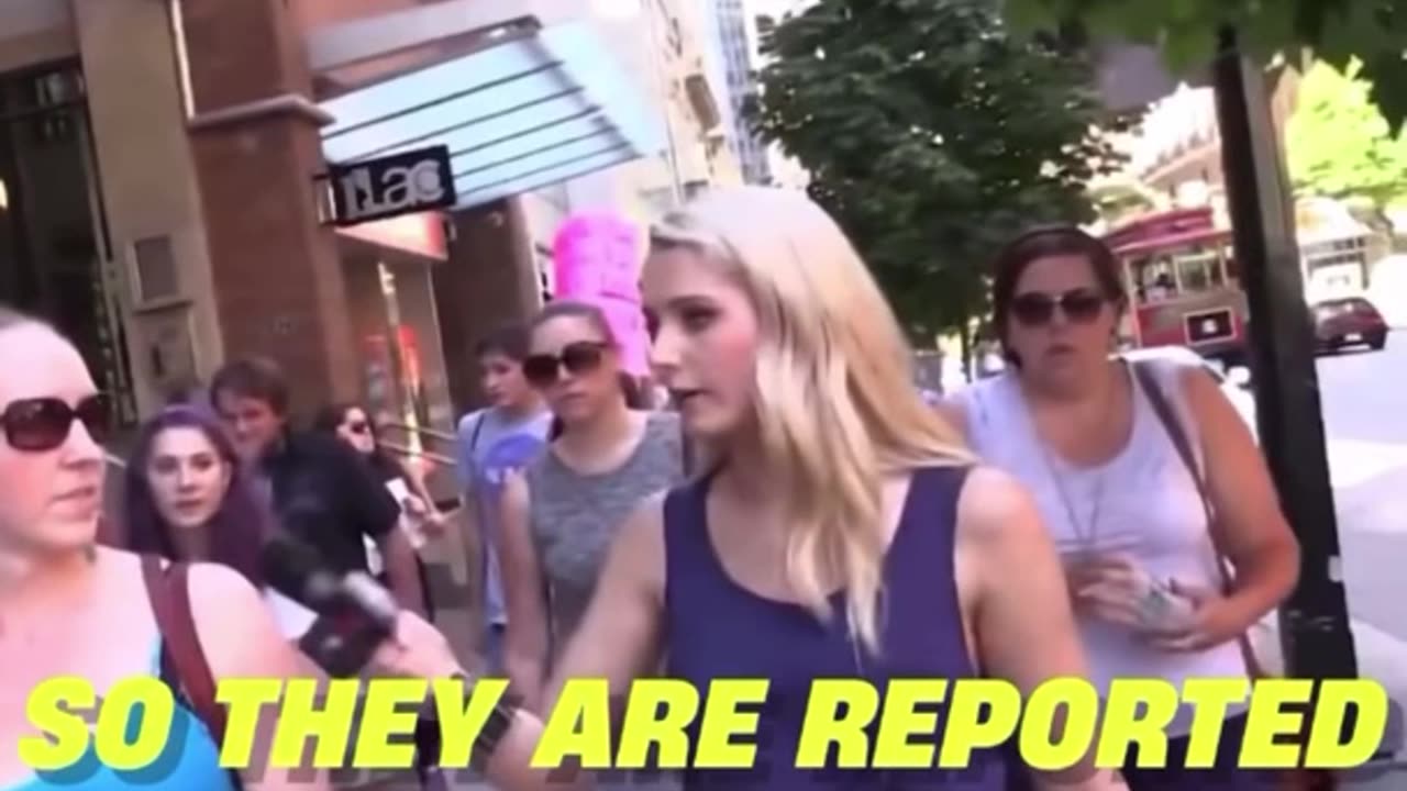 Lauren Southern Destroys Feminist Argument At The “Slut Walk” Protest
