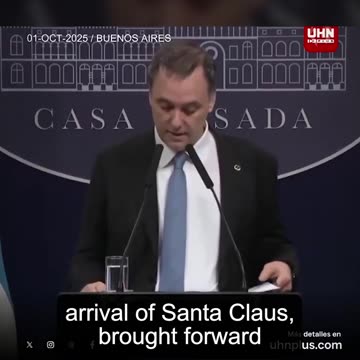 'Hoy arranca la Navidad en Venezuela, que la llegada anticipada de Santa Claus'