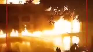 Incendio en crucero por el río Nilo