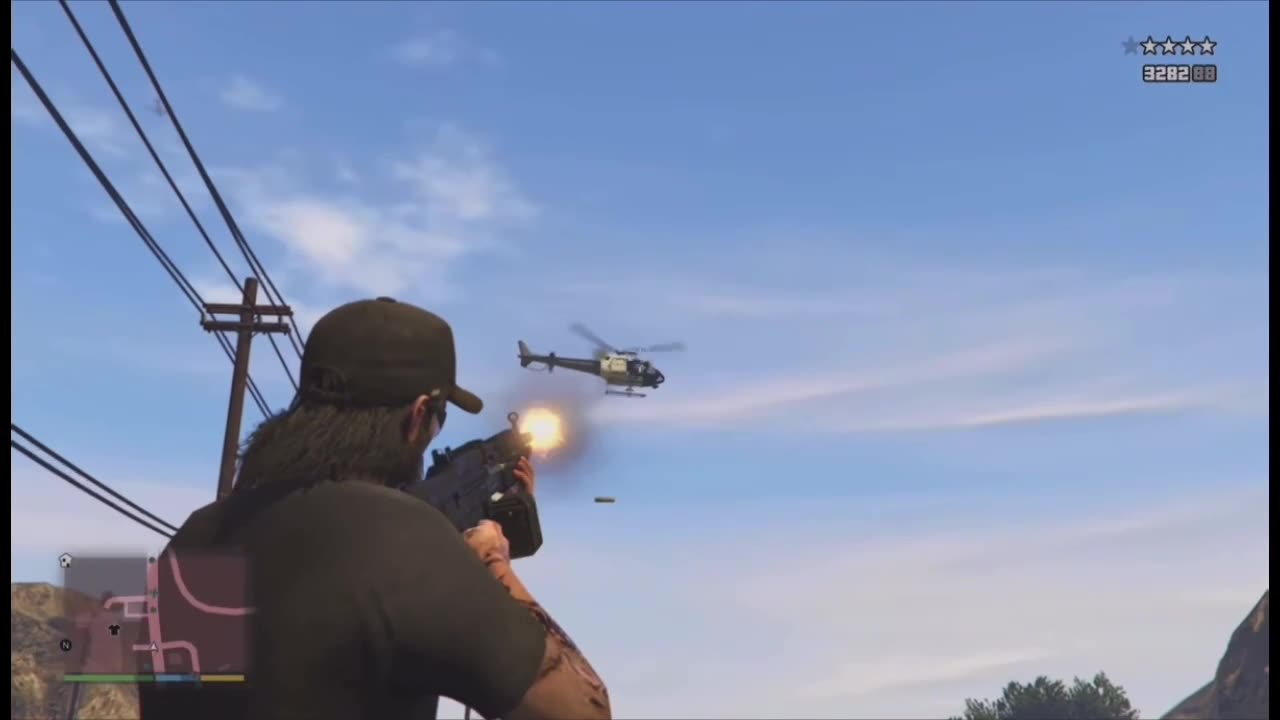 GTA 5 - Trevor Phillips Sniffing Gas & Getting into Trouble "Highway to Hell by AC/DC"