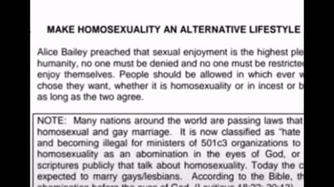 The 10 rules to the New World order, Alice Bailey