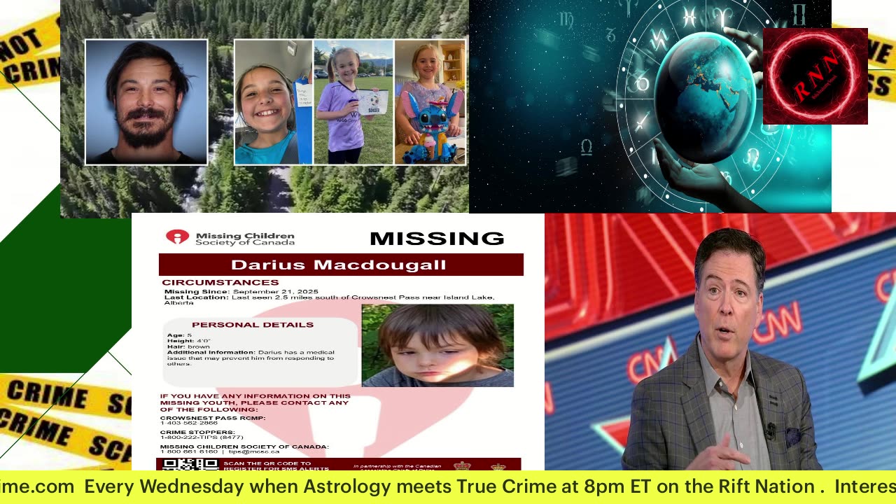 RNN PRESENTS: TRAVIS DECKER and James Comey astrology