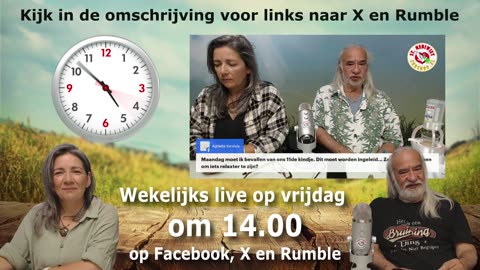 Iedere vrijdag om 14.00 gaan we live!