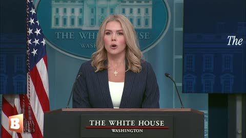 LIVE: Trump Press Secretary Karoline Leavitt Holds Press Conference at White House...