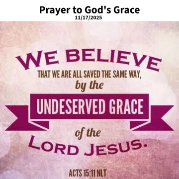 Prayer of God's Grace #youtubeshorts #grace #jesus #mercy #faith #fyp #trust #joy #blessed #forgive