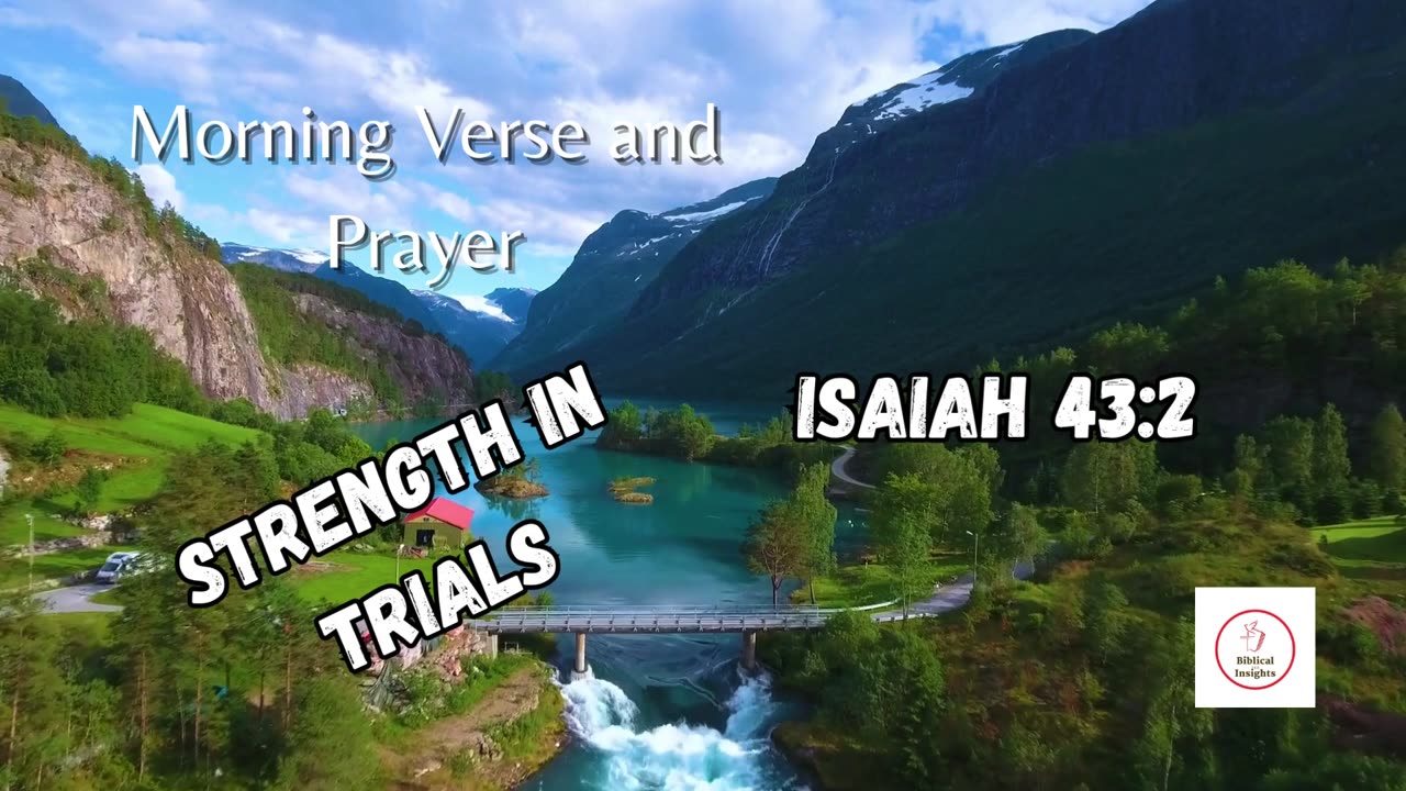 START Your Day with POWERFUL Morning Verse and Prayer! STRENGTH IN TRIALS #morningprayers #devotion