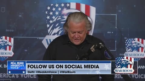 BANNON: We Gotta Get To The Railhead Of The Stolen Election Of 2020. Look At Everything That Has Fallen From That! Gaza Would've Ever Happened! Ukraine Would've Never Happened! There Are Millions Of People That Are Dead About This!
