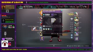 Destiny 2 - 2/13/26 - Tis my Destiny to search the Caldera for hope. | D2-19,230 hrs