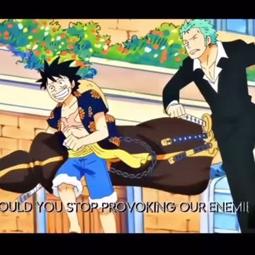 Luffy and Zoro 😂💀