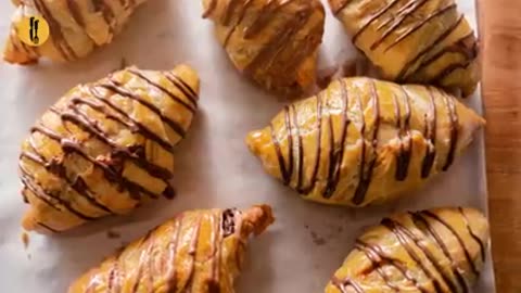 Chocolate Croissants with Monsalwa Frozen Paratha Recipe By Food Fusion