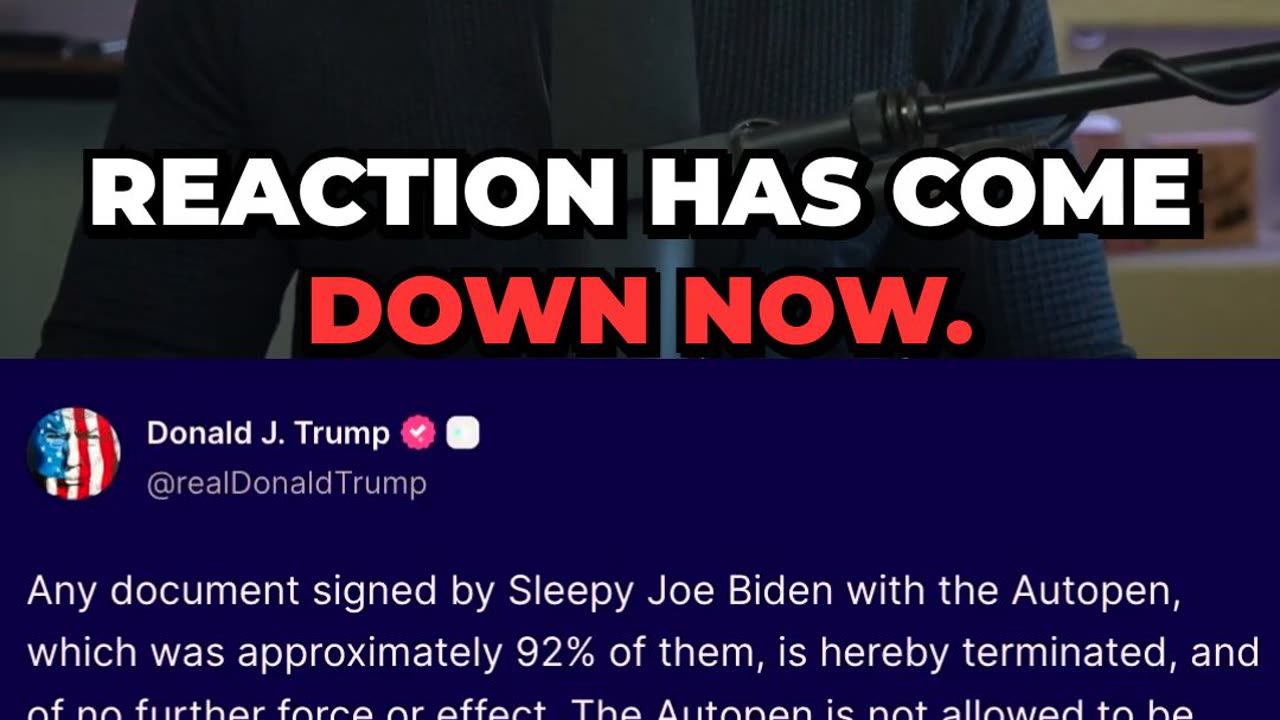 Trump Says Biden’s Documents Are INVALID