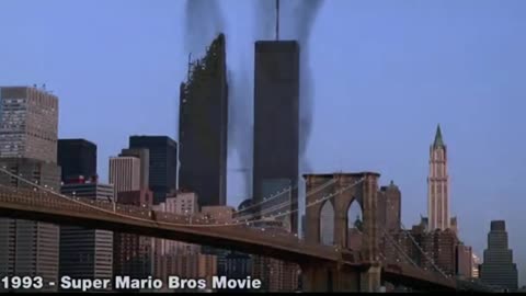 Kike job 9/11 was announced in kike movie Super Mario Bros. in 1993! #Donald Trump #JD Vance