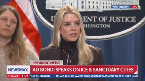 U.S. Attorney General Pam Bondi says DOJ has filed charges against the state