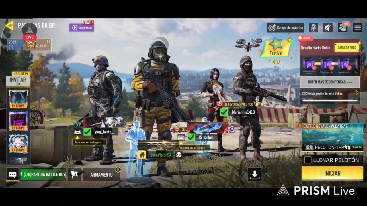 Call of Duty Mobile Gameplay in Tournament in Alcatraz