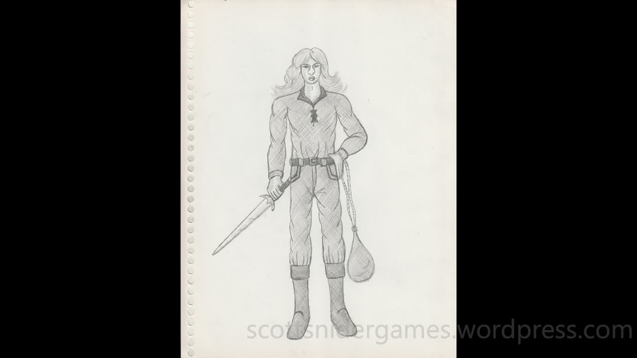 Thief Pencil Sketch Video #1 (10-19-2025)