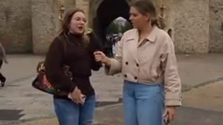 A young lady tells people how dangerous Southampton UK is due to migrants